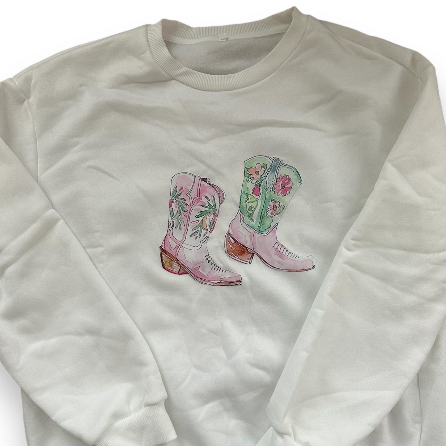 Cowboy Boot Crewneck