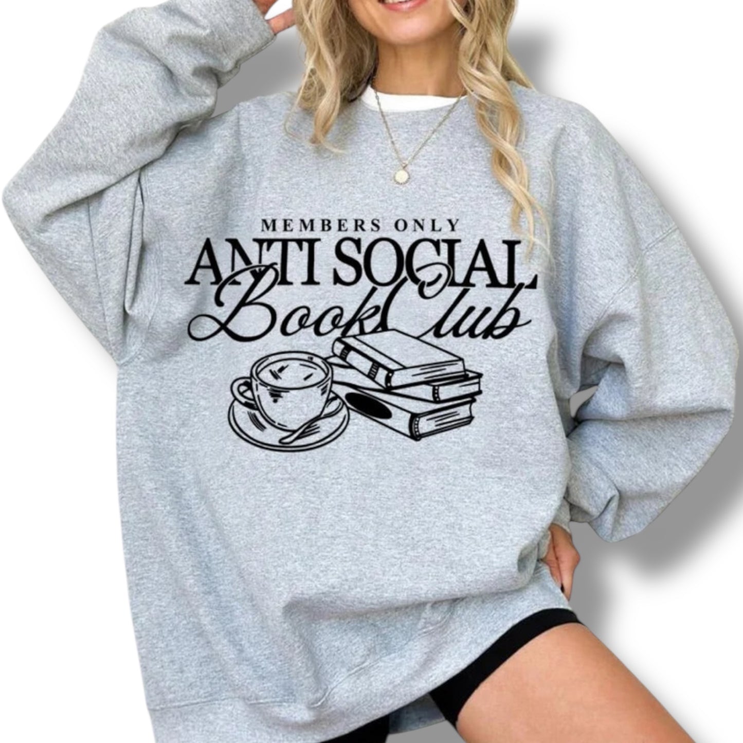 Anti Social Book Club Crewneck