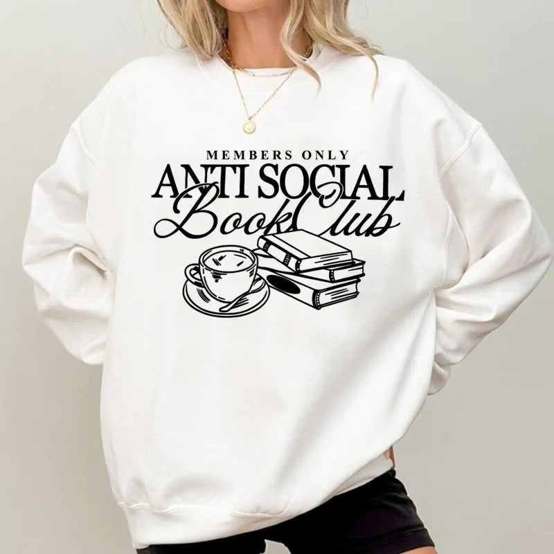 Anti Social Book Club Crewneck