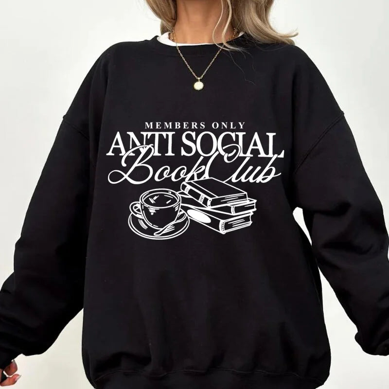 Anti Social Book Club Crewneck