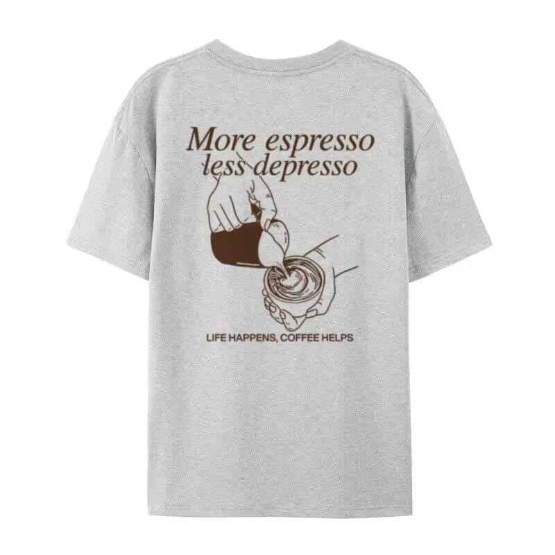 'More Espresso Less Depresso' T-Shirt