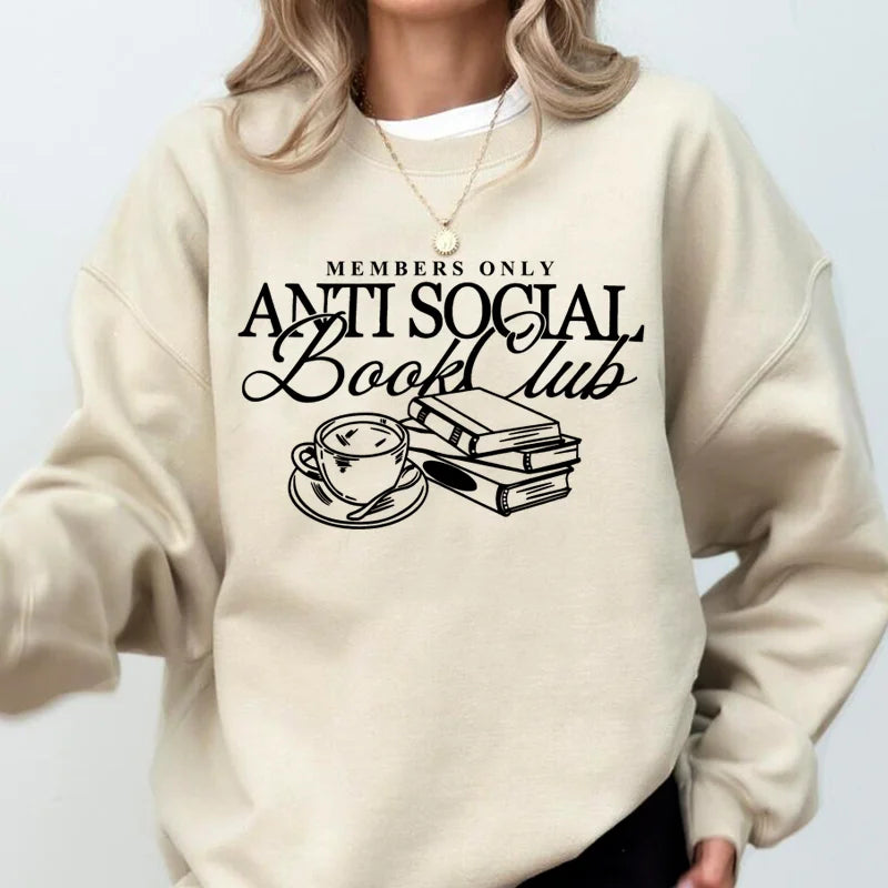 Anti Social Book Club Crewneck