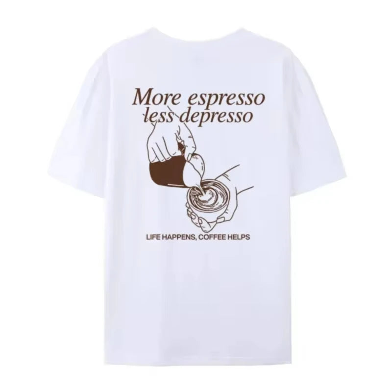 'More Espresso Less Depresso' T-Shirt