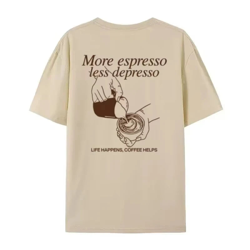 'More Espresso Less Depresso' T-Shirt