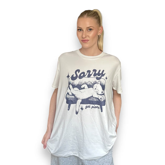 'Sorry Got Plans' T-Shirt