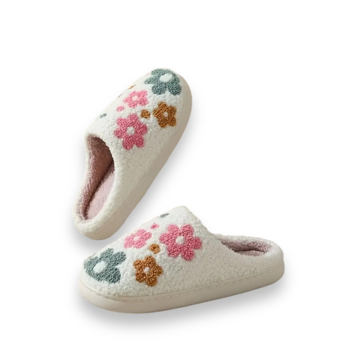 Vintage Floral Slippers