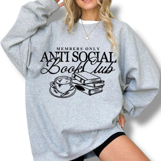 Anti Social Book Club Crewneck