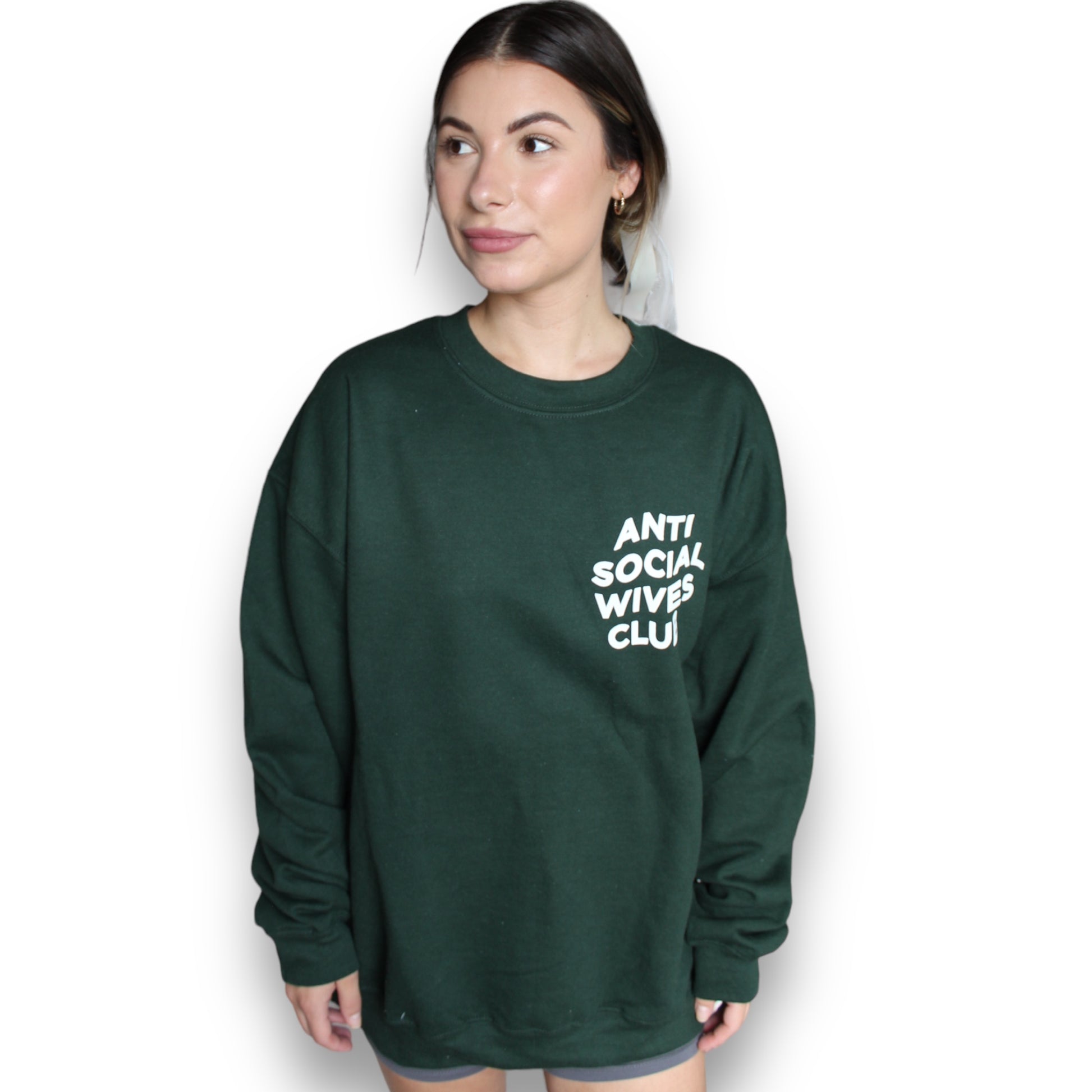 Antisocial Wives Club Crewneck - Happily Sad