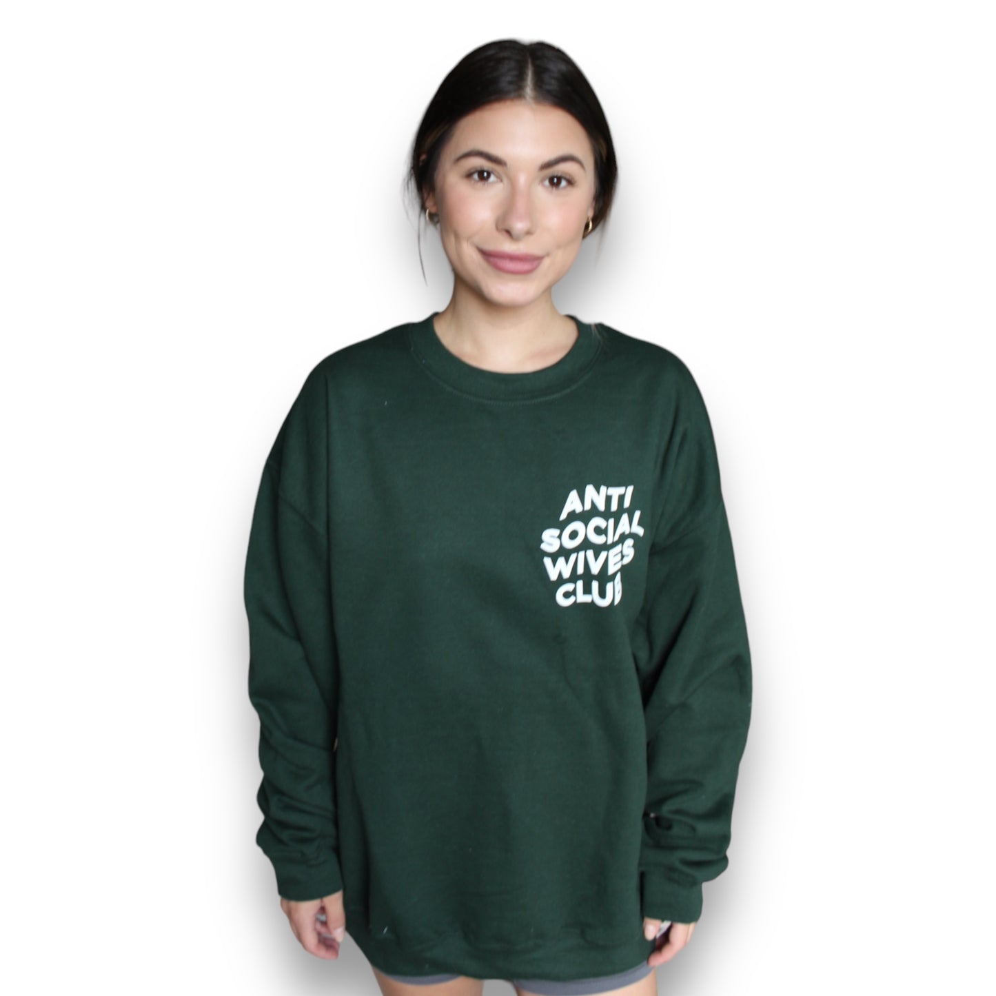 Antisocial Wives Club Crewneck - Happily Sad