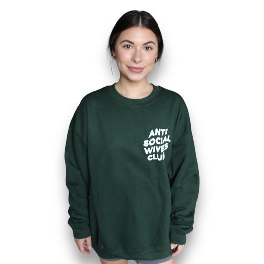 Antisocial Wives Club Crewneck - Happily Sad