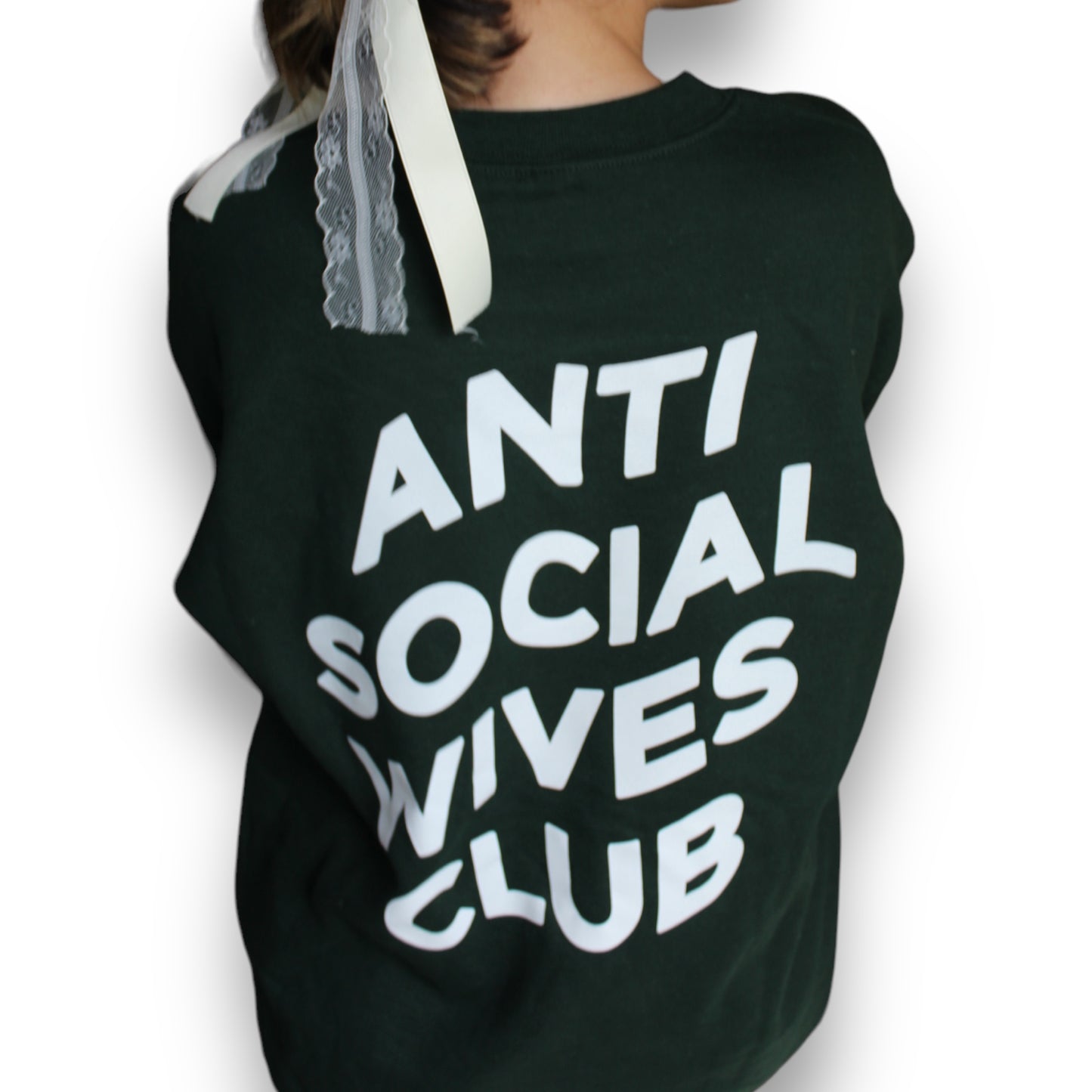 Antisocial Wives Club Crewneck - Happily Sad