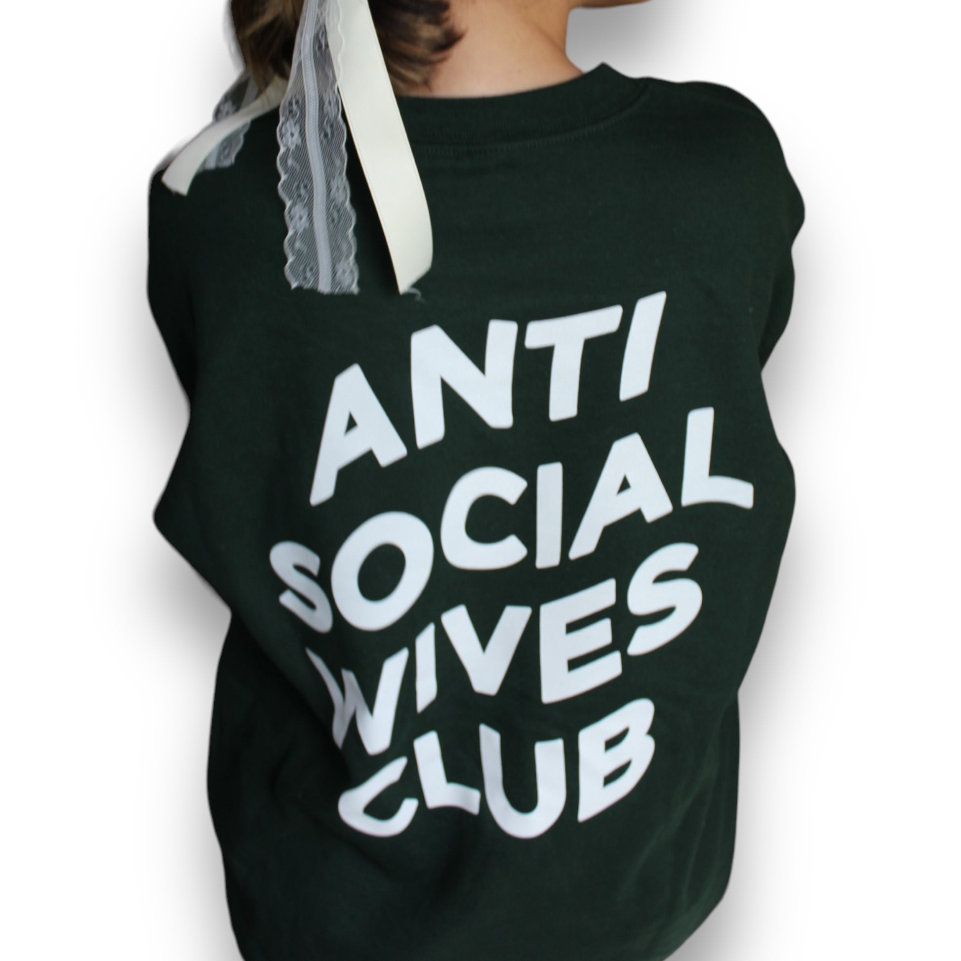 Antisocial Wives Club Crewneck - Happily Sad