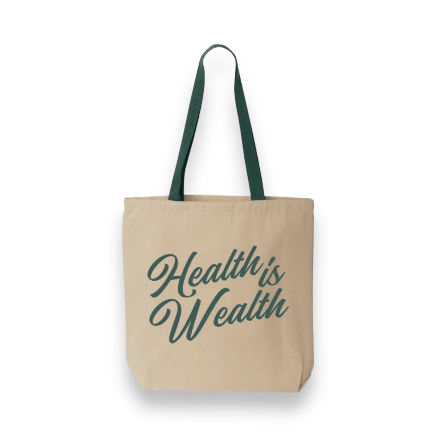 'Health Is Wealth' Tote - Happily Sad