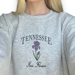 'Tennessee' Embroidered Crewneck - Happily Sad