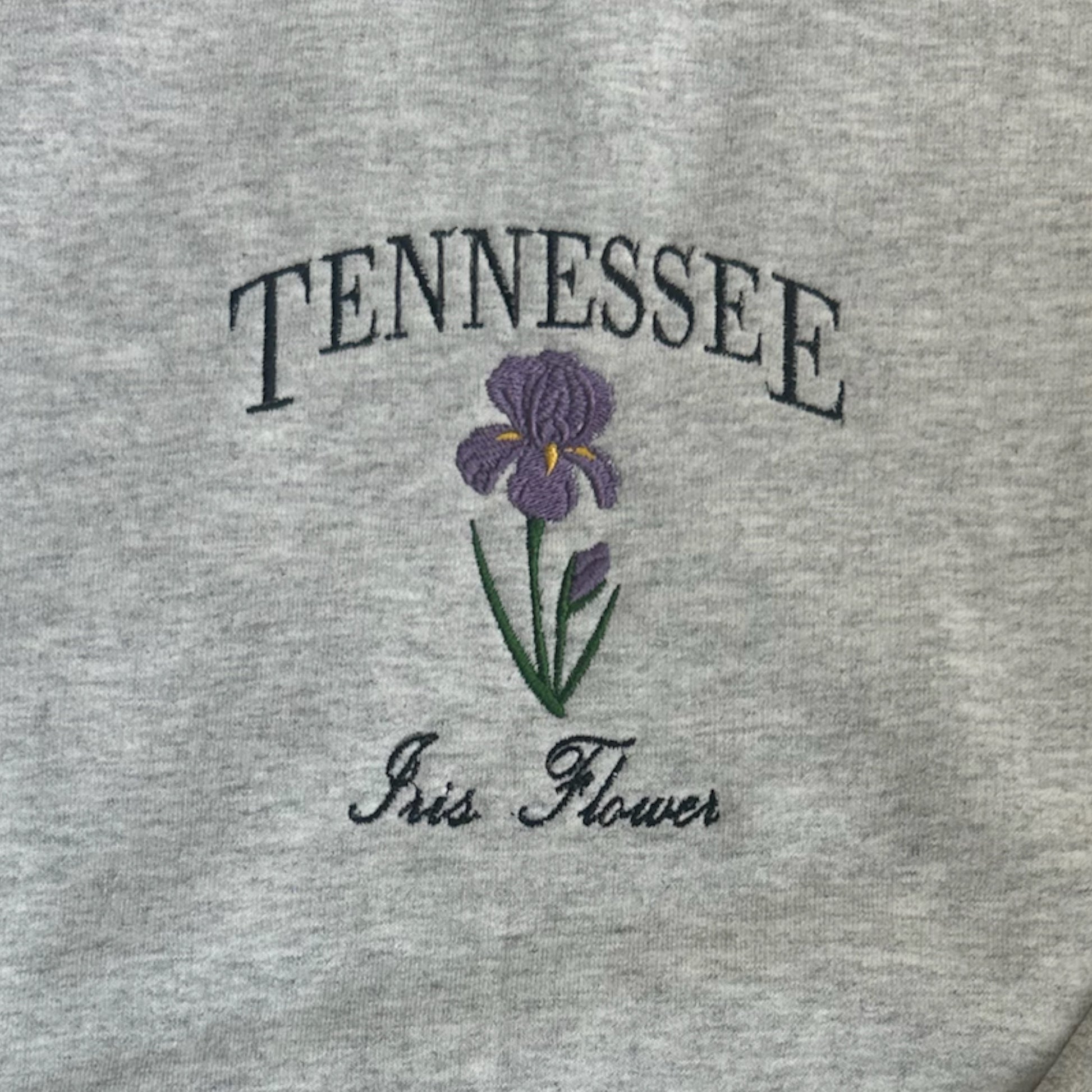 'Tennessee' Embroidered Crewneck - Happily Sad