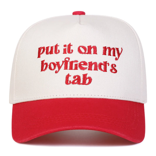 'Put It On My Boyfriend's Tab' Trucker Hat